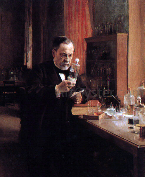  Albert Edelfelt Portrait of Louis Pasteur - Hand Painted Oil Painting