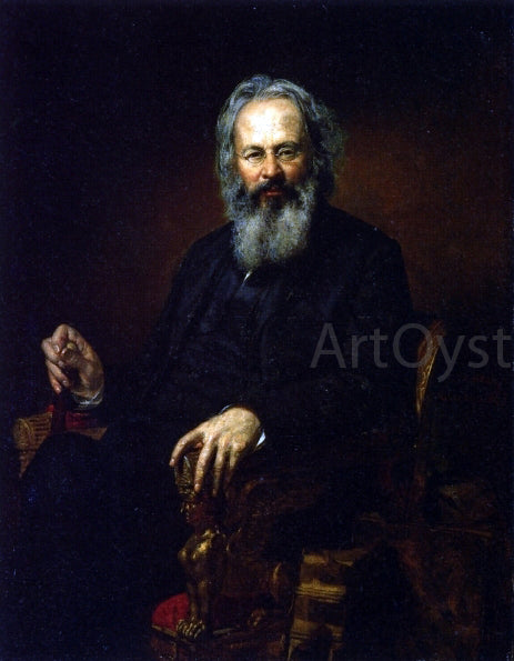  George Alexander Healy Portrait of M. Brownson - Hand Painted Oil Painting