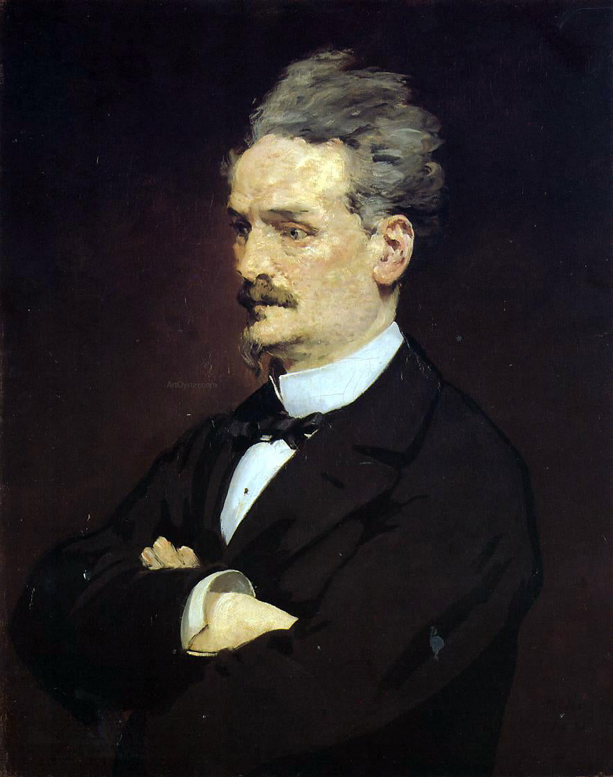  Edouard Manet Portrait of M. Henri Rochefort - Hand Painted Oil Painting