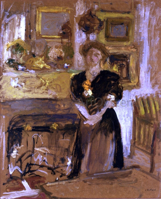  Edouard Vuillard Portrait of Madame Marie des Jardins-Fontaine - Hand Painted Oil Painting