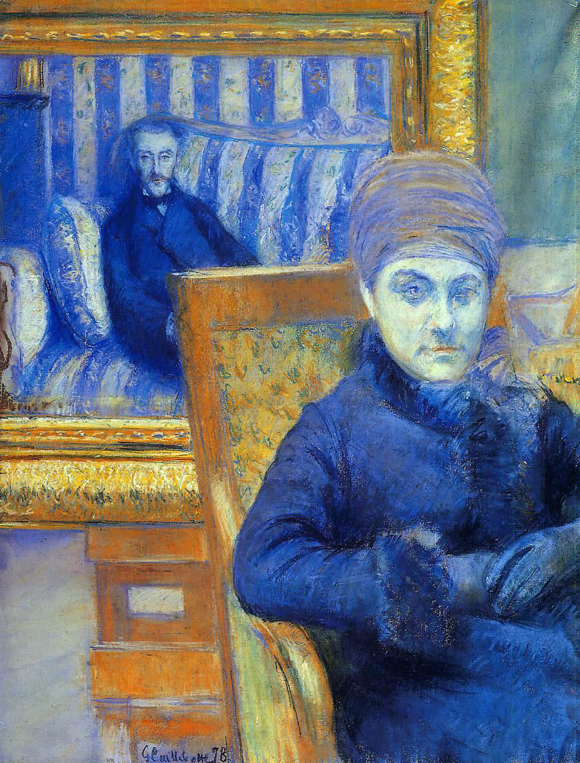  Gustave Caillebotte Portrait of Madame X... - Hand Painted Oil Painting
