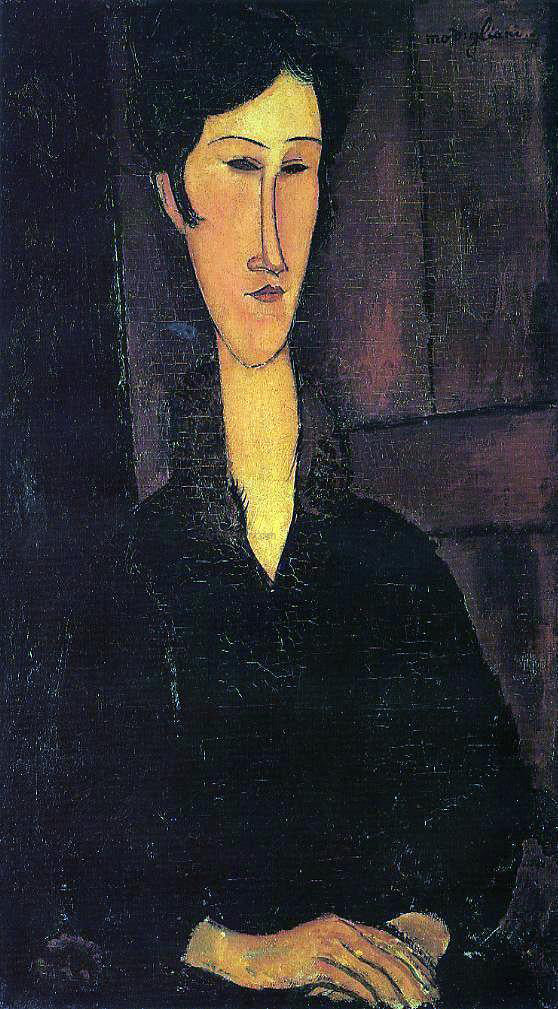  Amedeo Modigliani Portrait of Madame Zborowska - Hand Painted Oil Painting