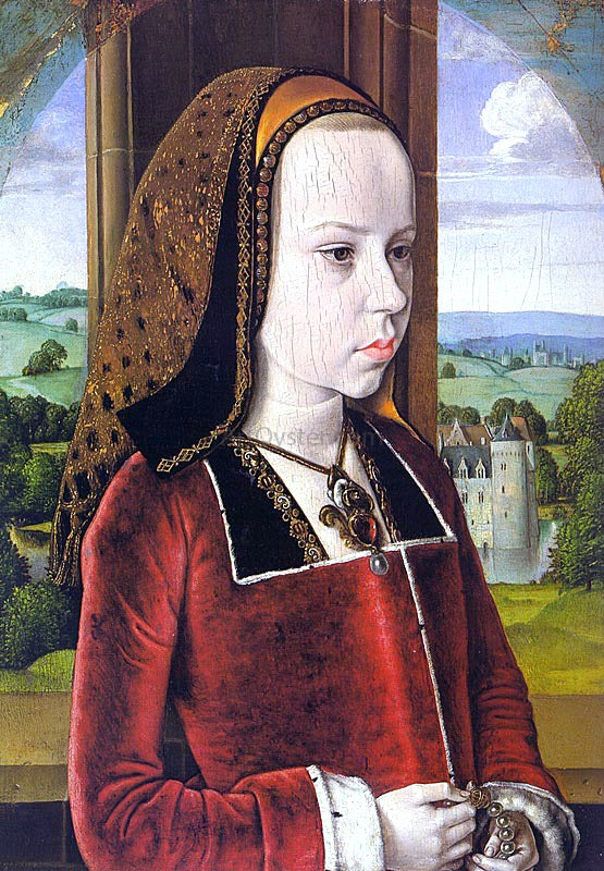  Master of Moulins Portrait of Margaret of Austria (Portrait of a Young Princess) - Hand Painted Oil Painting