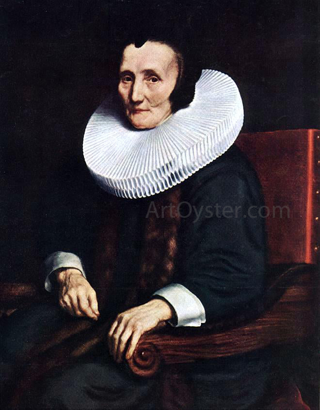  Nicolaes Maes Portrait of Margaretha de Geer, Wife of Jacob Trip - Hand Painted Oil Painting