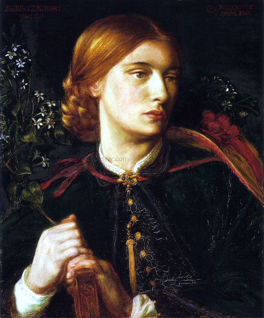  Dante Gabriel Rossetti Portrait of Maria Leathart - Hand Painted Oil Painting