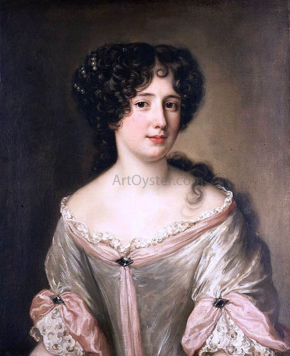  Jacob Ferdinand Voet Portrait of Maria Mancini - Hand Painted Oil Painting