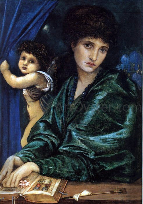  Sir Edward Burne-Jones Portrait of Maria Zambaco - Hand Painted Oil Painting