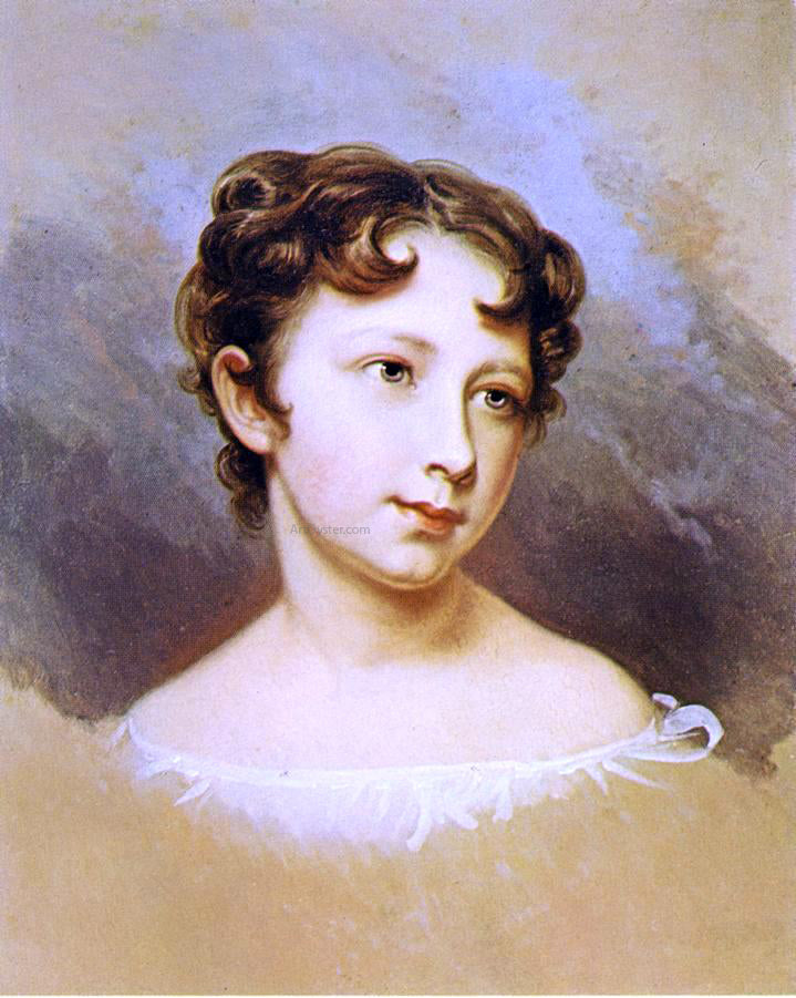  Rembrandt Peale Portrait of Mary Jane Peale - Hand Painted Oil Painting