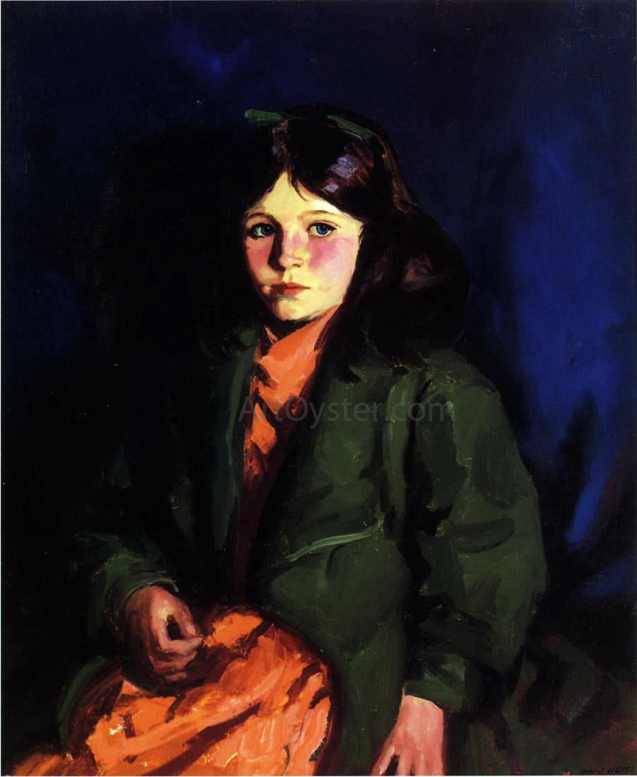  Robert Henri Portrait of Mary Patten - Hand Painted Oil Painting