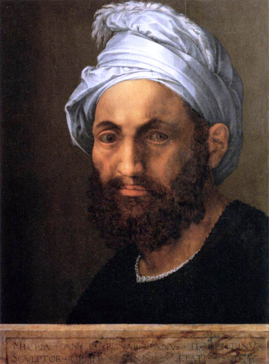 Baccio Bandinelli Portrait of Michelangelo - Hand Painted Oil Painting