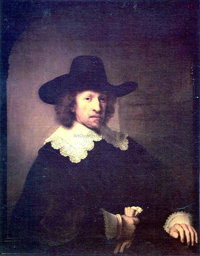  Rembrandt Van Rijn Portrait of Nicolaes van Bambeeck - Hand Painted Oil Painting