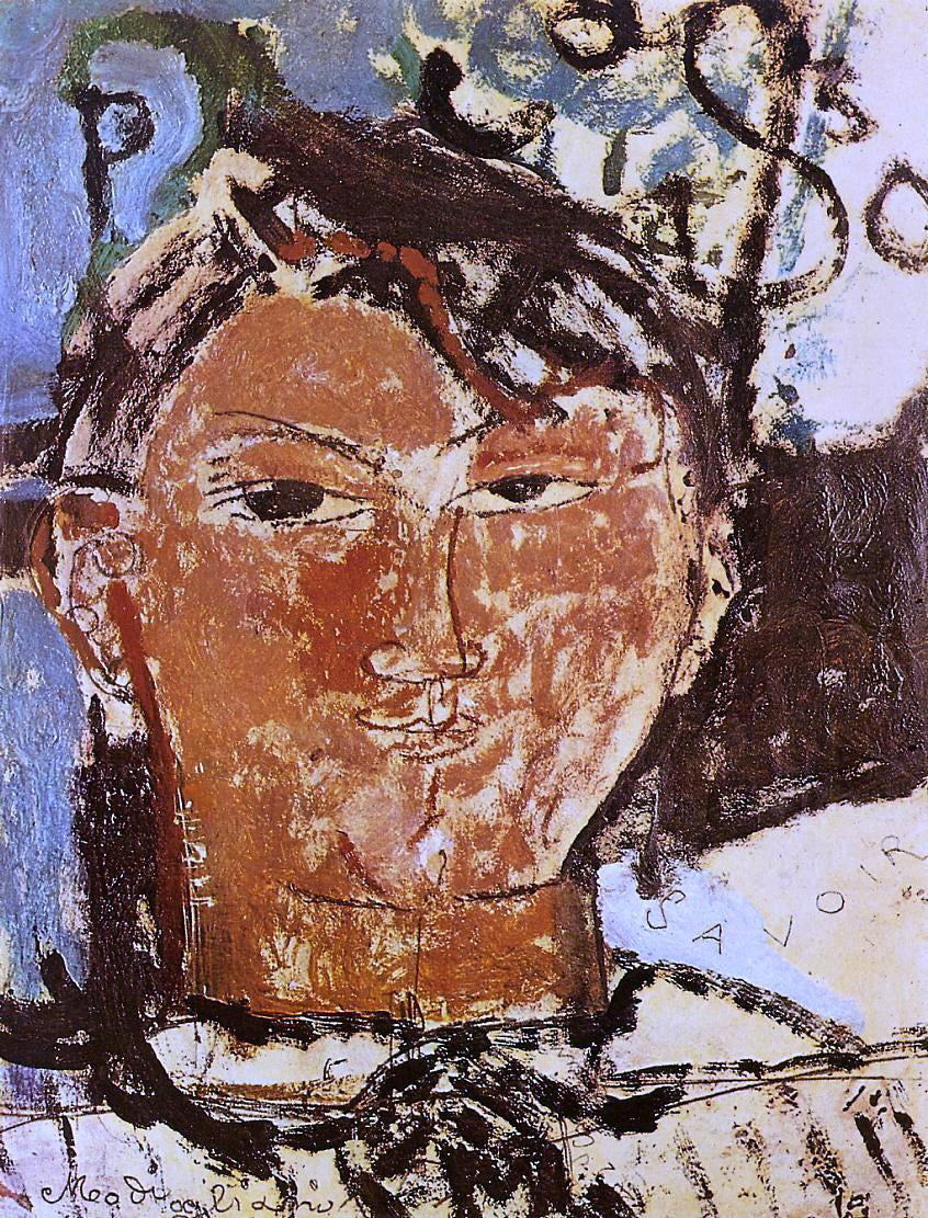  Amedeo Modigliani Portrait of Pablo Picasso - Hand Painted Oil Painting