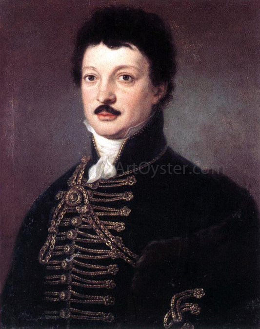 Janos Donat Portrait of Poet Daniel Berzsenyi - Hand Painted Oil Painting