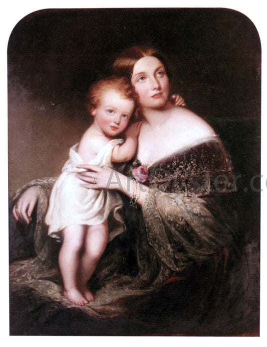  Richard Buckner Portrait of Princess Marie Baden, Duchess of Hamilton - Hand Painted Oil Painting