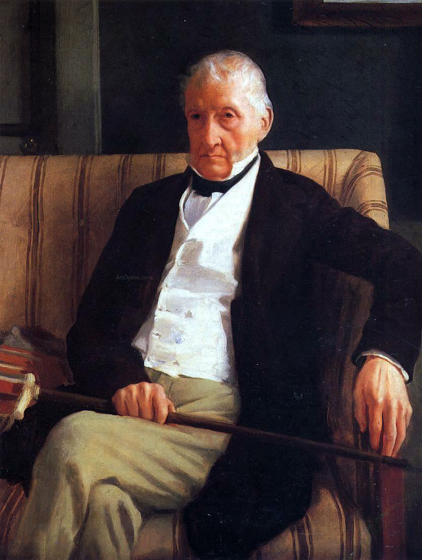  Edgar Degas Portrait of Rene-Hillaire De Gas - Hand Painted Oil Painting