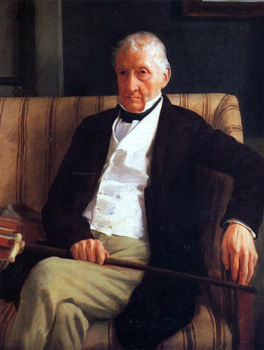  Edgar Degas Portrait of Rene-Hillaire De Gas - Hand Painted Oil Painting