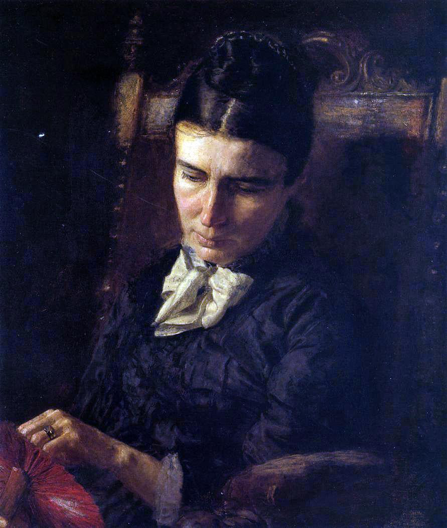  Thomas Eakins Portrait of Sarah Ward Brinton - Hand Painted Oil Painting