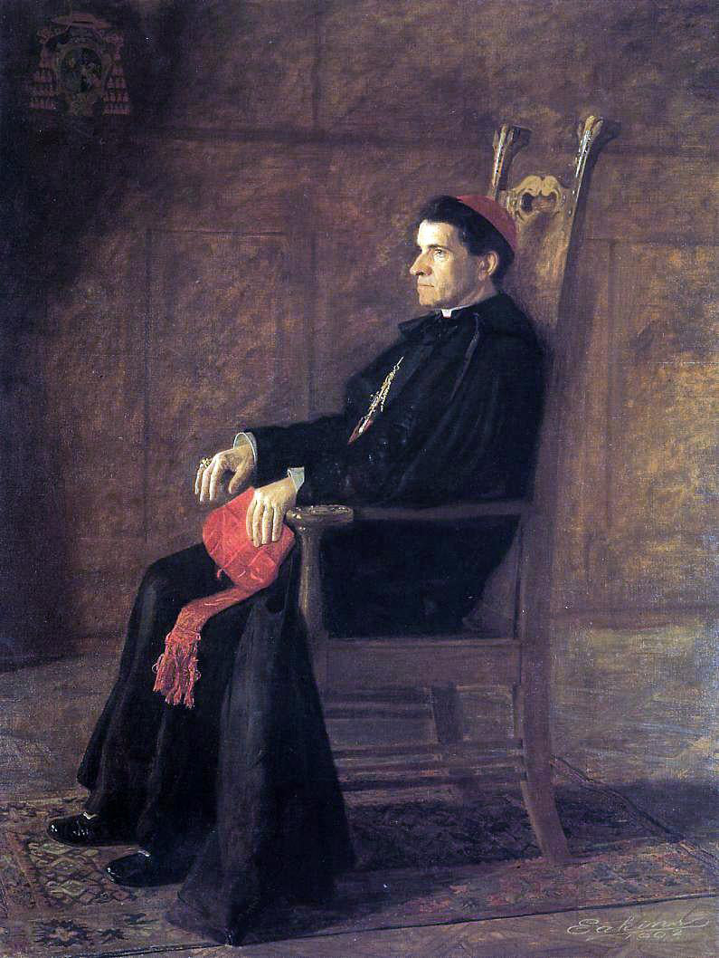  Thomas Eakins Portrait of Sebastiano Cardinal Martinelli - Hand Painted Oil Painting