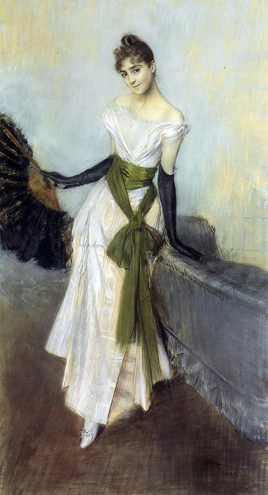  Giovanni Boldini Portrait of Signorina Concha de Ossa - Hand Painted Oil Painting