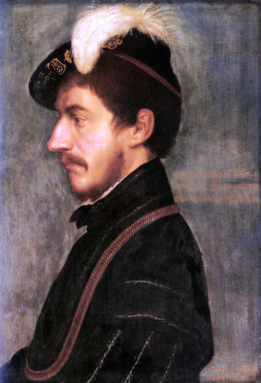  The Younger Hans Holbein Portrait of Sir Nicholas Poyntz - Hand Painted Oil Painting