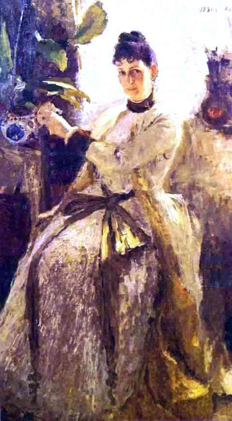  Constantin Alexeevich Korovin Portrait of Sofia Golitsyna - Hand Painted Oil Painting