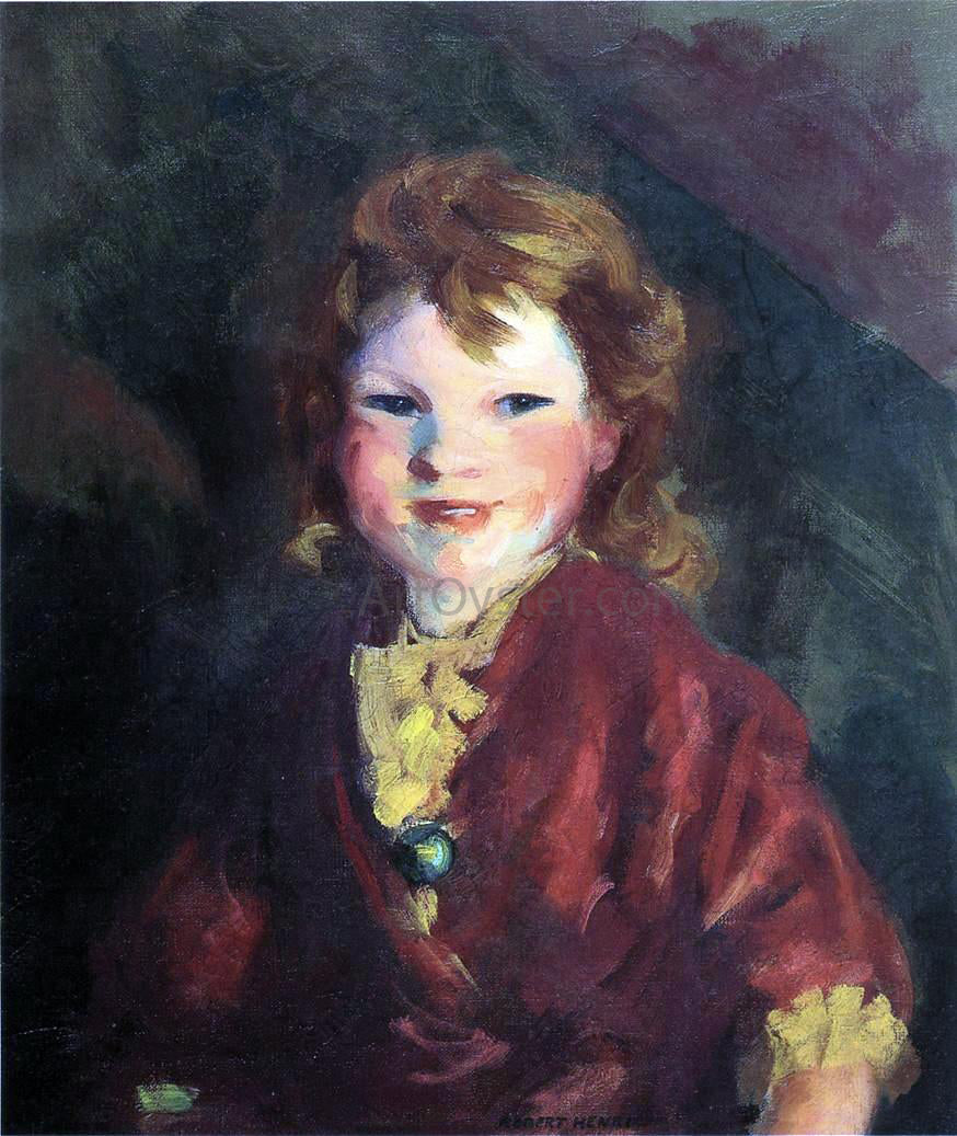  Robert Henri Portrait of Stella - Hand Painted Oil Painting