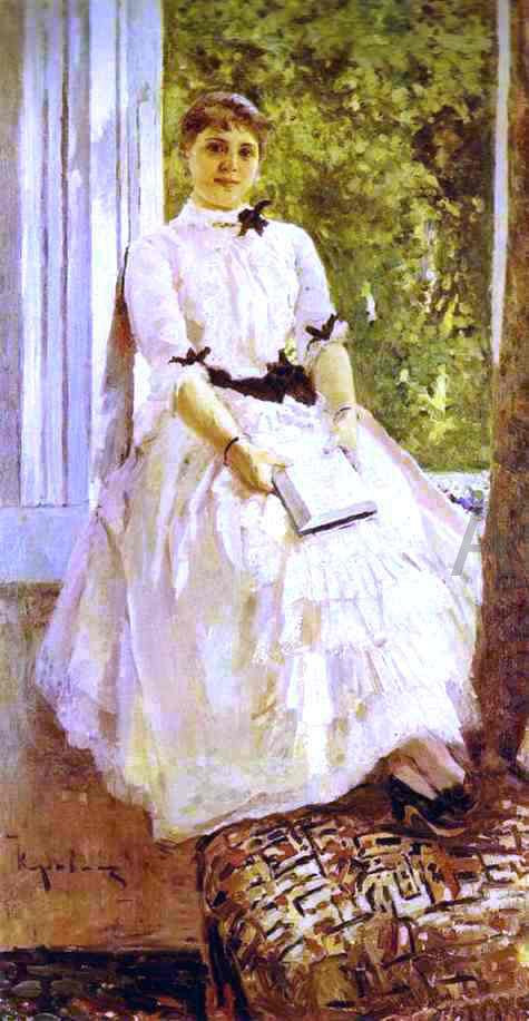 Constantin Alexeevich Korovin Portrait of the Actress T. S. Lobatovich - Hand Painted Oil Painting