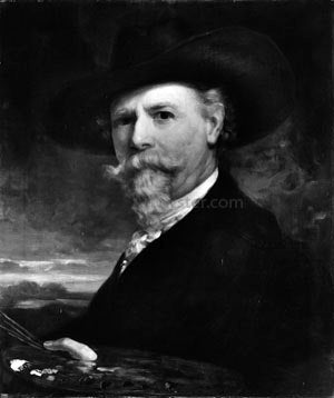  George Henry Story Portrait of the Artist - Hand Painted Oil Painting