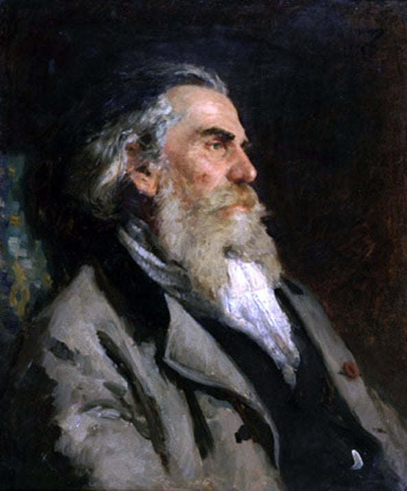  Ilia Efimovich Repin Portrait of the Artist A. P. Bogolubov - Hand Painted Oil Painting