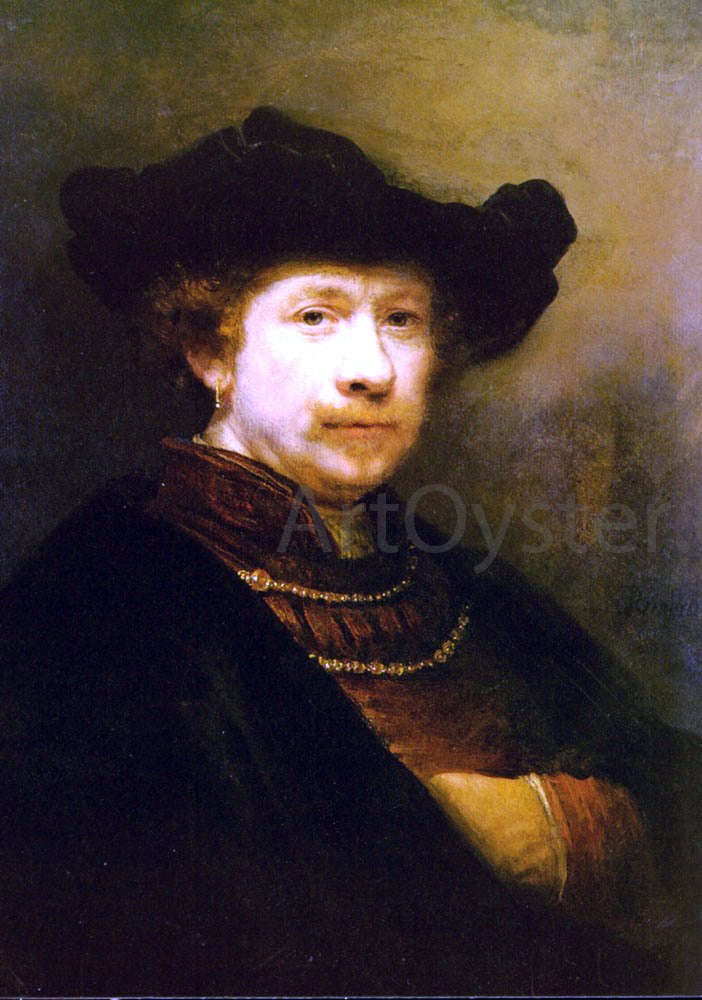  Rembrandt Van Rijn Portrait of The Artist In A Flat Cap - Hand Painted Oil Painting