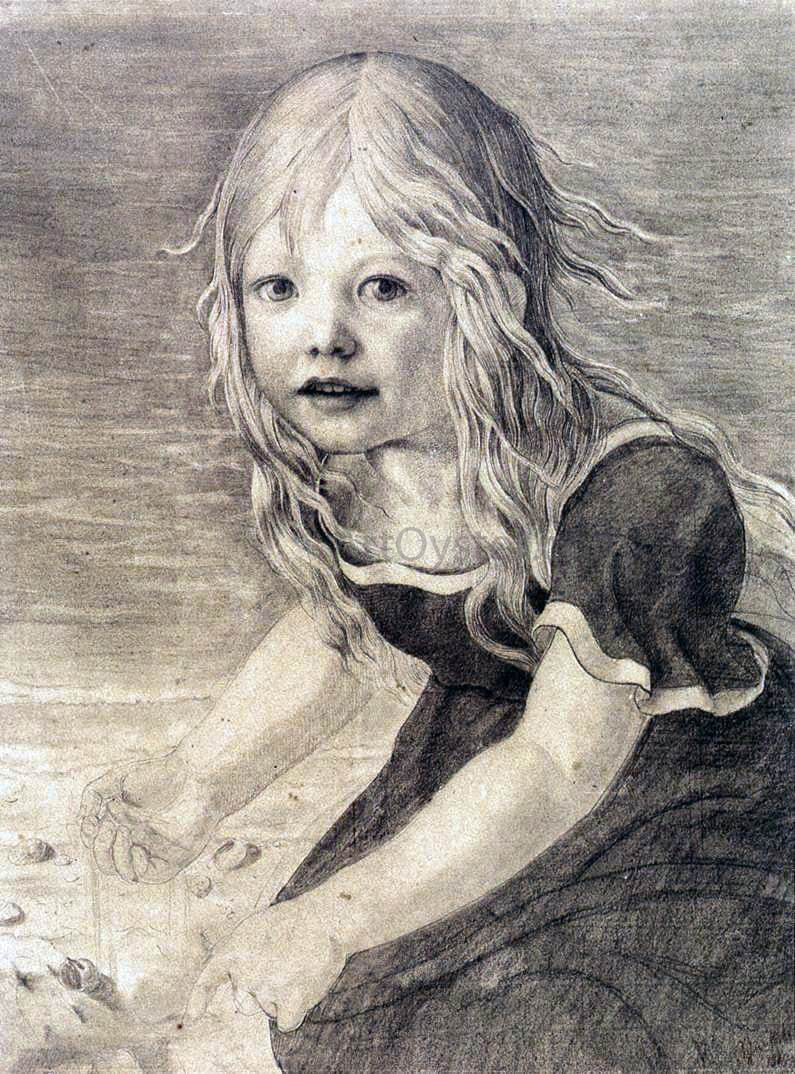  Karl Friedrich Schinkel Portrait of the Artist's Daughter, Marie - Hand Painted Oil Painting