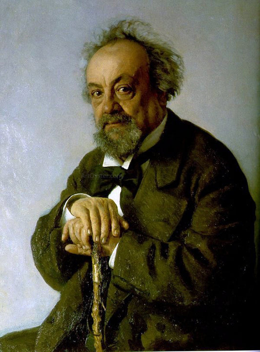  Ilia Efimovich Repin Portrait of the Author Alexey Pisemsky - Hand Painted Oil Painting