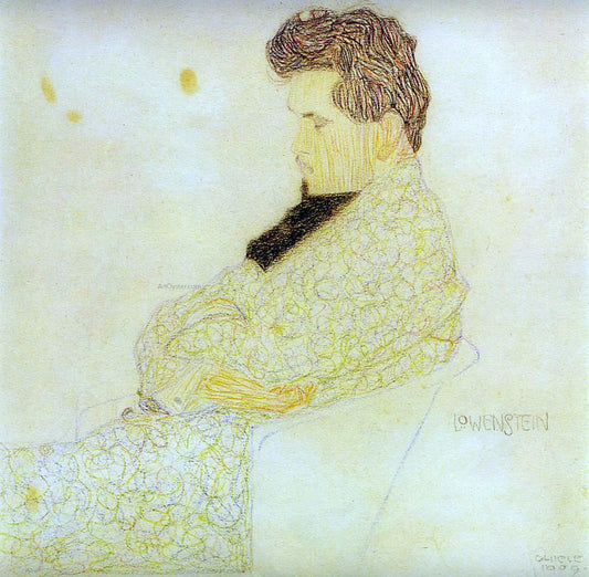  Egon Schiele Portrait of the Composer Lowenstein - Hand Painted Oil Painting