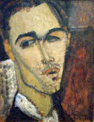  Amedeo Modigliani Portrait of the Painter Celso Lagar - Hand Painted Oil Painting