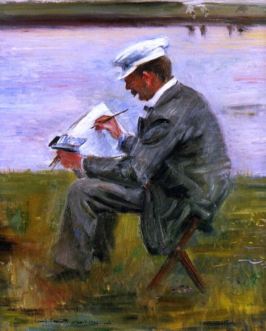  Lovis Corinth Portrait of the Painter Walter Leistikow - Hand Painted Oil Painting