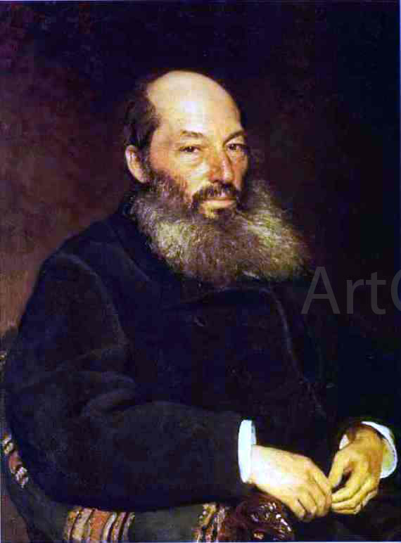  Ilia Efimovich Repin Portrait of the Poet Afanasy Fet - Hand Painted Oil Painting