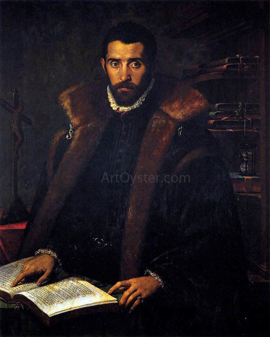  Unknown (4) Masters Portrait of Torquato Tasso - Hand Painted Oil Painting