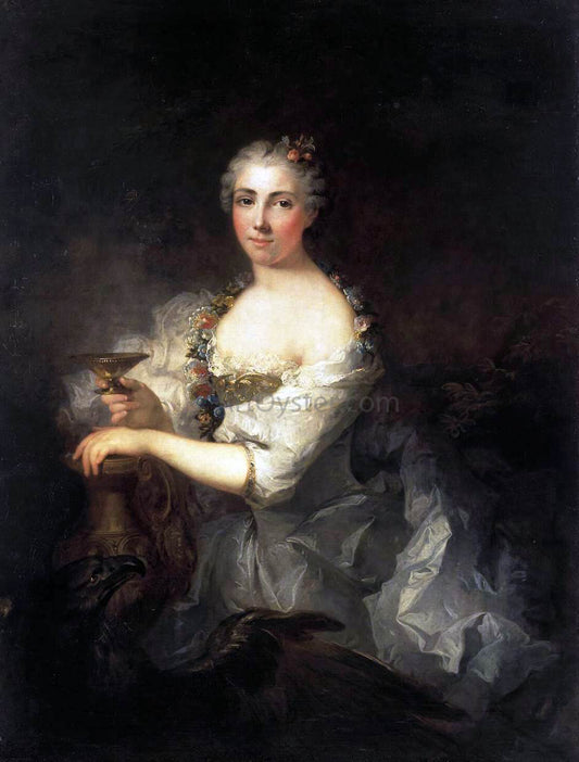  Robert Tournieres Portrait of Unknown Woman as Hebe - Hand Painted Oil Painting
