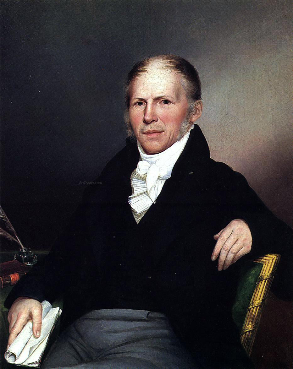  James Peale Portrait of William Young - Hand Painted Oil Painting