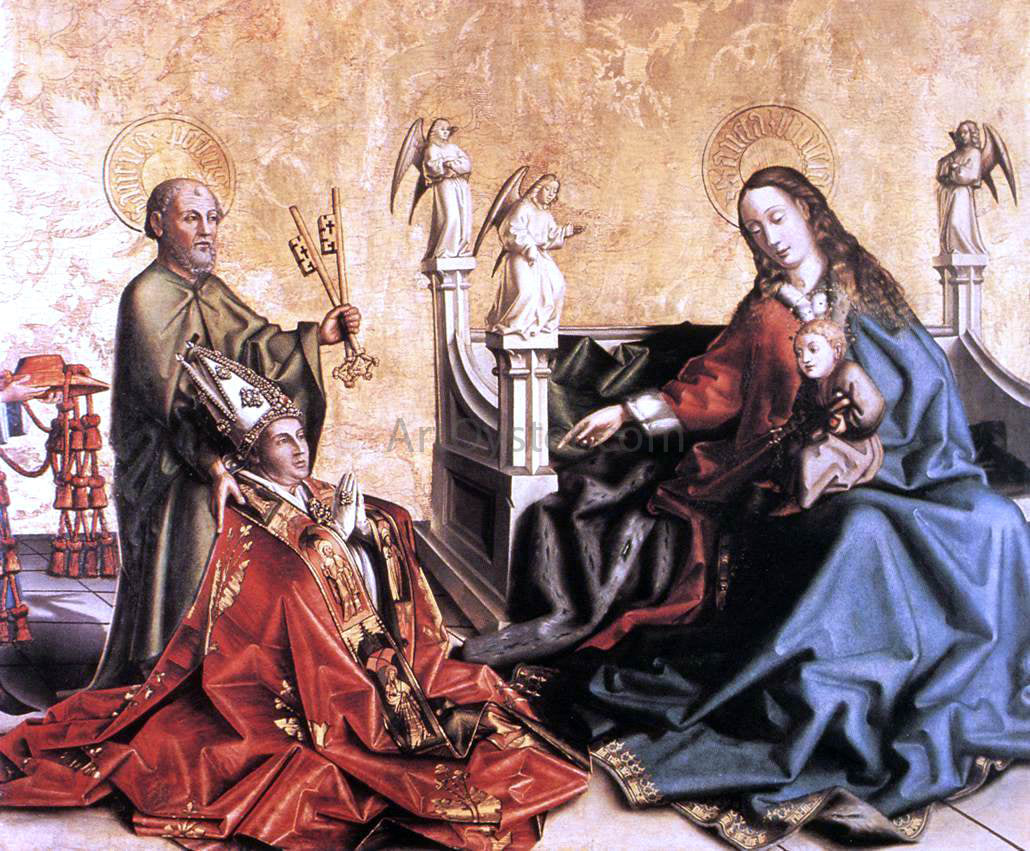 Konrad Witz Presentation of Cardinal de Mies to the Virgin - Hand Painted Oil Painting
