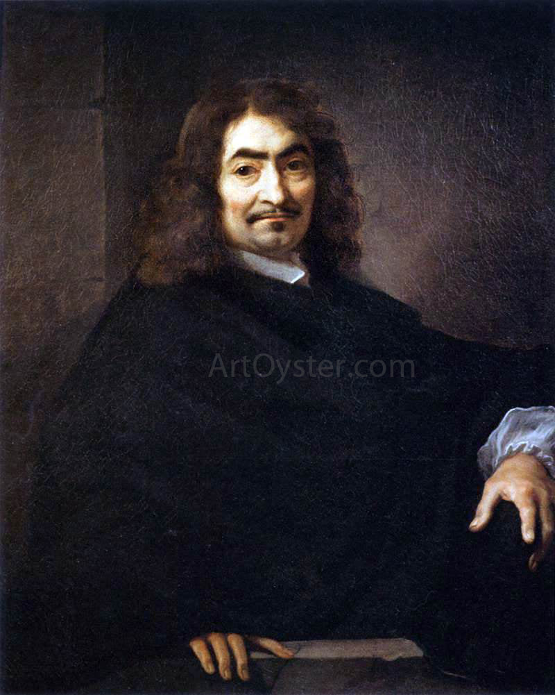  Sebastien Bourdon Presumed Portrait of Rene Descartes - Hand Painted Oil Painting