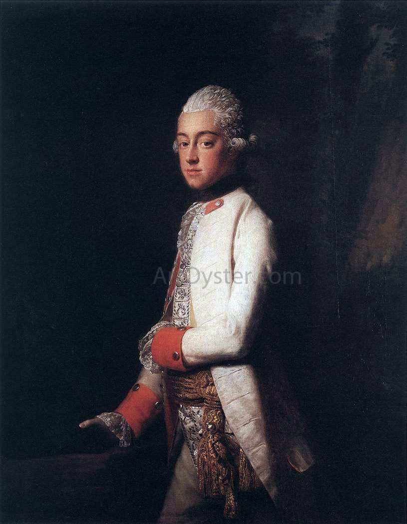  Allan Ramsay Prince George Augustus of Mecklenburg-Strelitz - Hand Painted Oil Painting