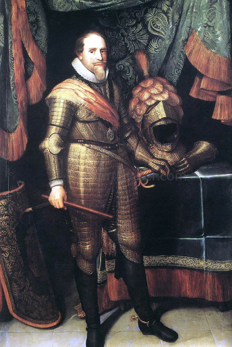  Michiel Jansz. Van Miereveld Prince Maurits, Stadhouder - Hand Painted Oil Painting