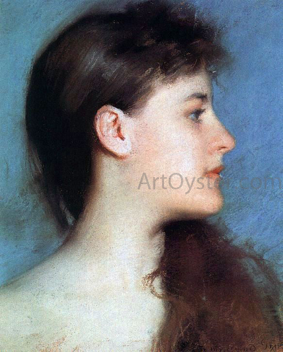  Edmund Tarbell Profile - Hand Painted Oil Painting