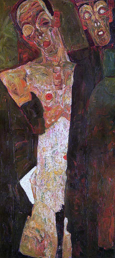  Egon Schiele Prophets (also known as Double Self Portrait) - Hand Painted Oil Painting