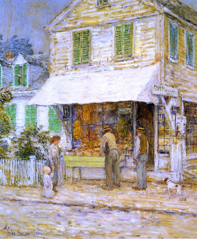  Frederick Childe Hassam Provincetown Grocery Store - Hand Painted Oil Painting