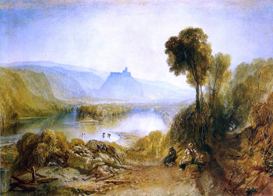  Joseph William Turner Prudhoe Castle, Northumberland (for Picturesque Views of England and Wales) - Hand Painted Oil Painting