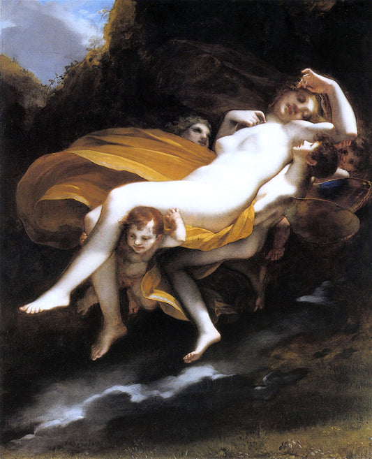  Pierre Paul Prudhon Psyche enleve par les zephyrs - Hand Painted Oil Painting