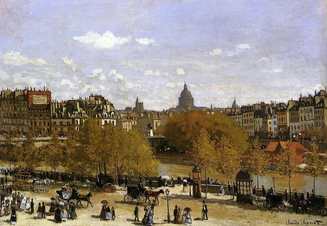  Claude Oscar Monet Quai du Louvre - Hand Painted Oil Painting