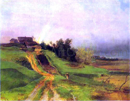  Alexei Kondratevich Savrasov Rainbow - Hand Painted Oil Painting